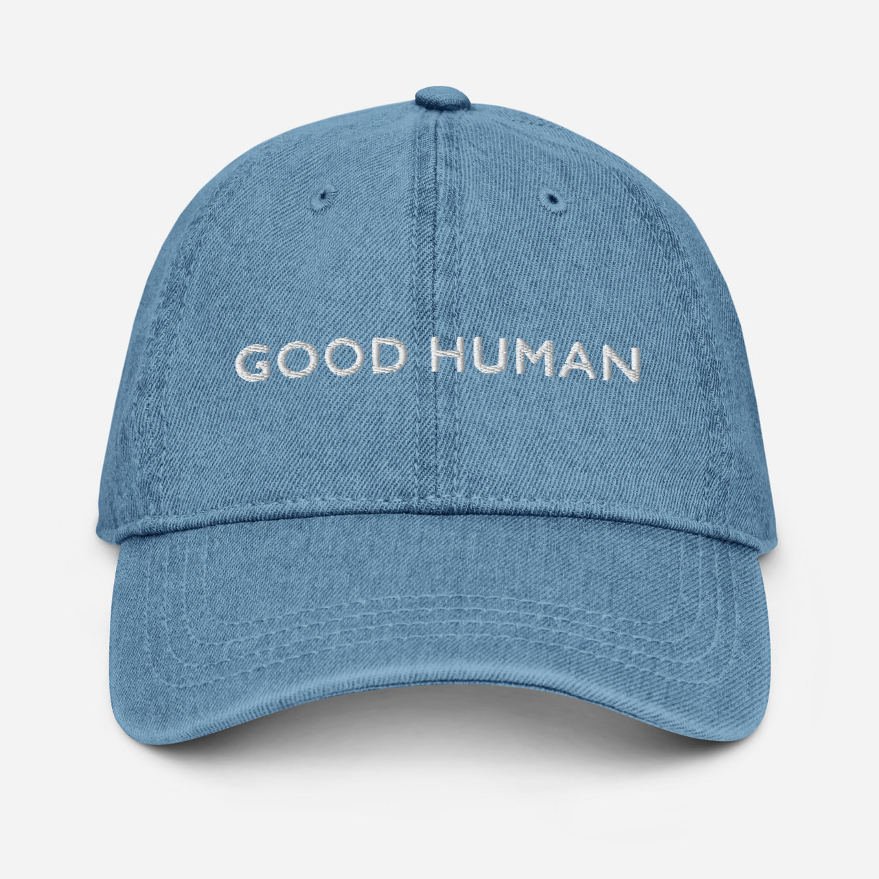 Good Human Adjustable Denim Unisex Cap.